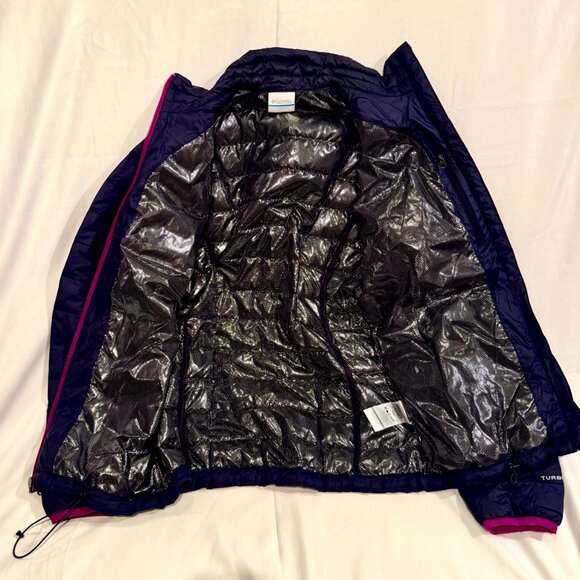 Columbia Women’s 590TD TurboDown Insulated Puffer Jacket (S) Purple and Pink - Picture 4 of 7